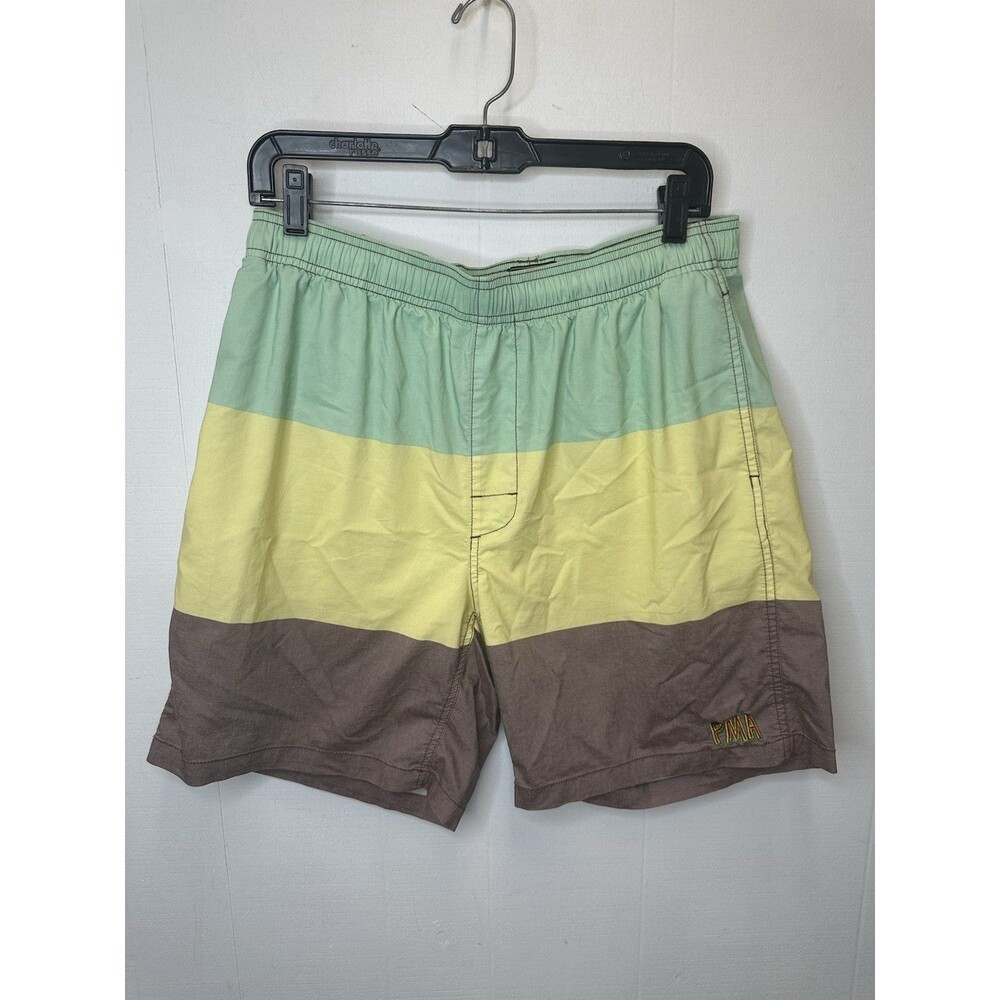 Element Bad Brains Collab Color Block Swim Board Shorts Size Large